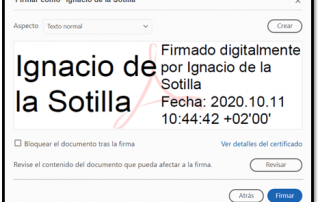 Firmar digitalmente un documento